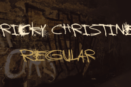 Tricky Christine Font
