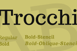 Trocchi Font Family