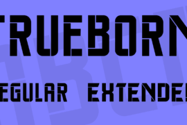 Trueborn Font Family