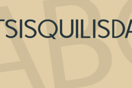 TSISQUILISDA Font