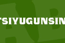 TSIYUGUNSINI Font