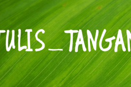 TULIS_TANGAN Font