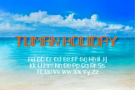 tuman holiday Font