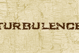 Turbulence Font