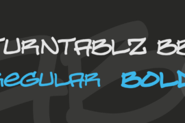 Turntablz BB Font Family