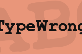 TypeWrong Font