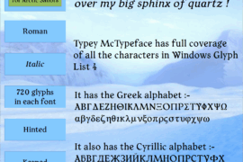 Typey McTypeface Font Family