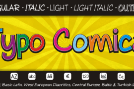Typo Comica Font Family