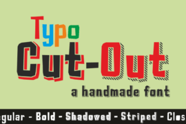 Typo Cut-Out Demo Font Family