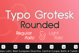 Typo Grotesk Rounded Font Family