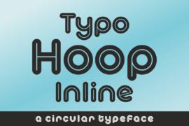 Typo Hoop Inline Demo Font