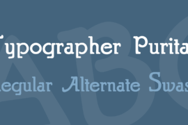 Typographer Puritan Font Family