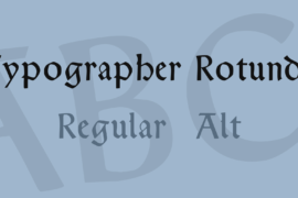 Typographer Rotunda Font Family