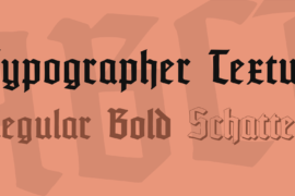 Typographer Textur Font Family