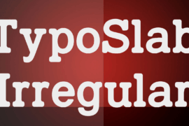 TypoSlab Irregular Font Family
