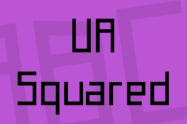 UA Squared Font
