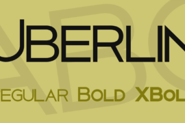 Uberlin Font Family