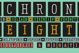 Uchrony Cube Font Family