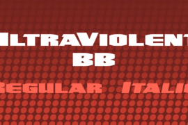 UltraViolent BB Font Family