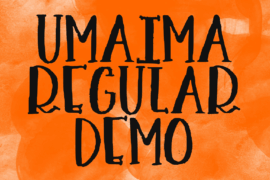 Umaima Regular Demo Font