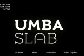 Umba Slab Font