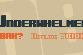 Underwhelmed Font Family