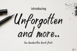 Unforgotten Font Family