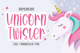 Unicorn Twister Font