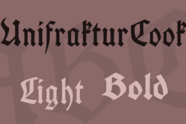 UnifrakturCook Font Family