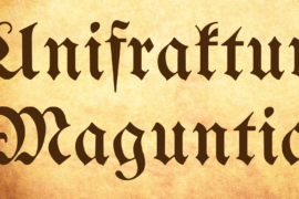 Unifraktur Maguntia Font