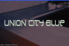 Union City Blue Font