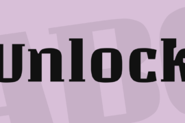 Unlock Font