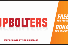 UPBOLTERS Font Family