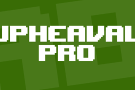 Upheaval Pro Font