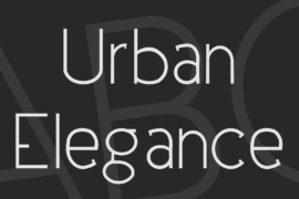 Urban Elegance Font