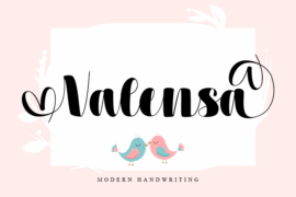 Valensa – Personal use Font