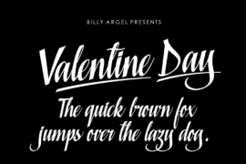 Valentine Day Personal Use Font
