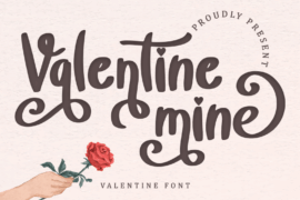 Valentine Mine – Personal Use Font