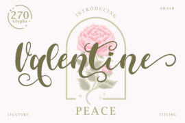 Valentine Peace – Personal Use Font