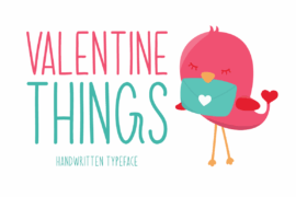 Valentine Things Font