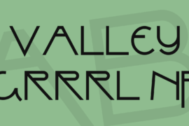 Valley Grrrl NF Font
