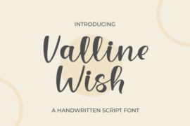 Valline Wish Font