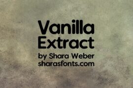 Vanilla Extract Font