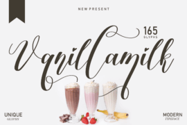 Vanillamilk Font