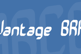Vantage BRK Font