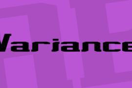 Variance Font