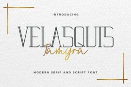 Velasquis TamyraDemo Font Family