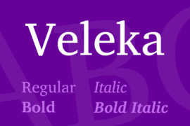 Veleka Font Family