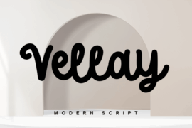 Vellay – Personal use Font