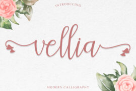 vellia – Personal Use Font